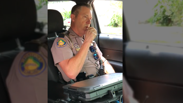 Florida Highway Patrol trooper signs off for the last time