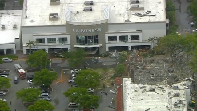 Gas explosion at Florida shopping plaza causes multiple injuries