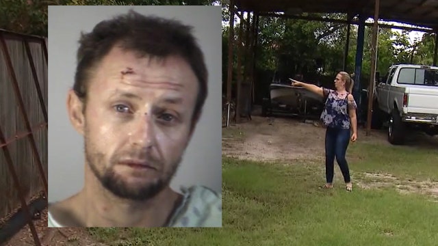 Neighbors held down a suspected burglar