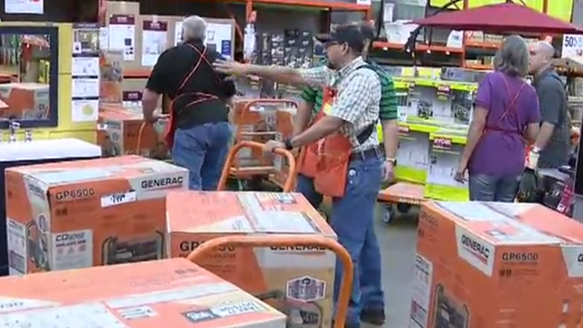 Central Florida residents stock up on supplies ahead of Hurricane Dorian