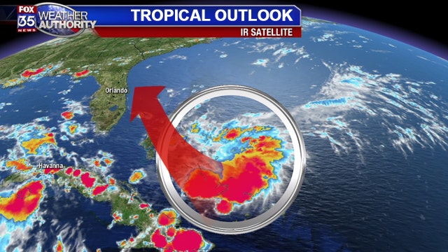 Weather system near Florida could develop, bring rain this weekend