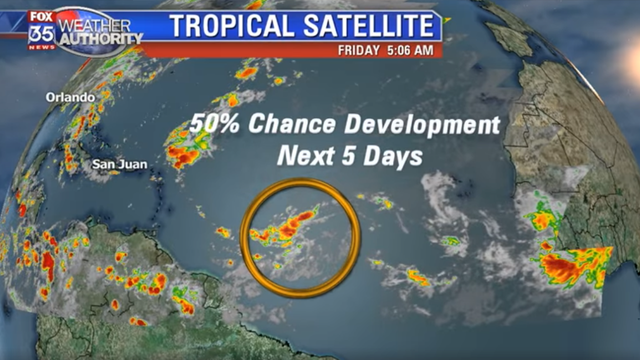 Tropical wave could bring heavy rain to Central Florida this weekend
