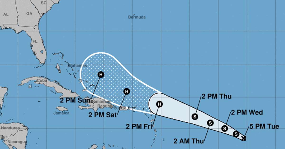 Tropical depression forms, expected to become a hurricane later this ...