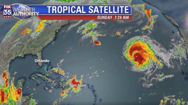 Beautiful weather throughout Central Florida as Lorenzo becomes a Category 5 hurricane