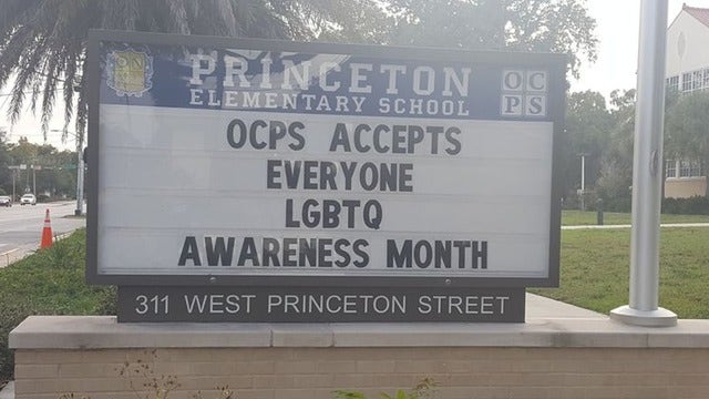 Orange County School Board proclaims October as 'LGBTQ+ awareness month'