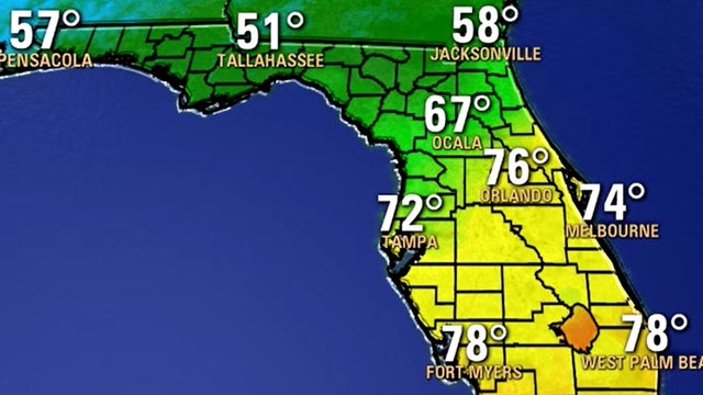 Beautiful! Cooler temperatures arrive in Central Florida