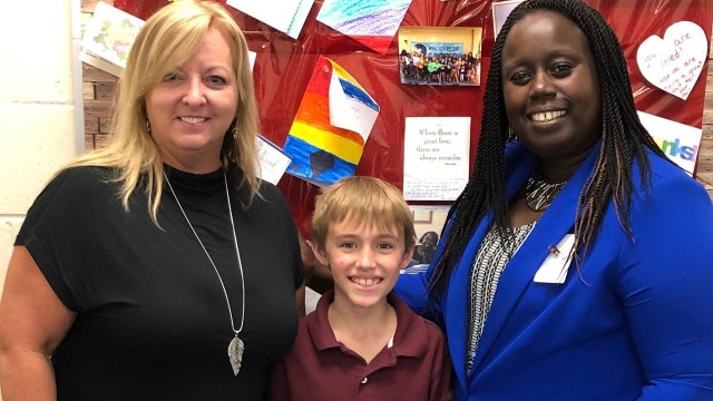 Florida teacher's assistant saves life of fifth-grader choking on piece of cheese