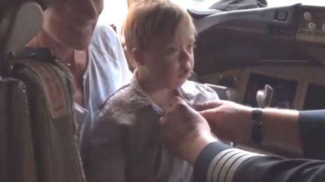Pilot retiring after 35 years gives his wings to Central Florida toddler with Down syndrome