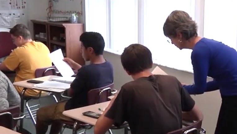 Teachers classroom
