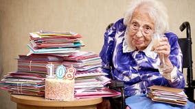 108-year-old's secret to long life is Champagne