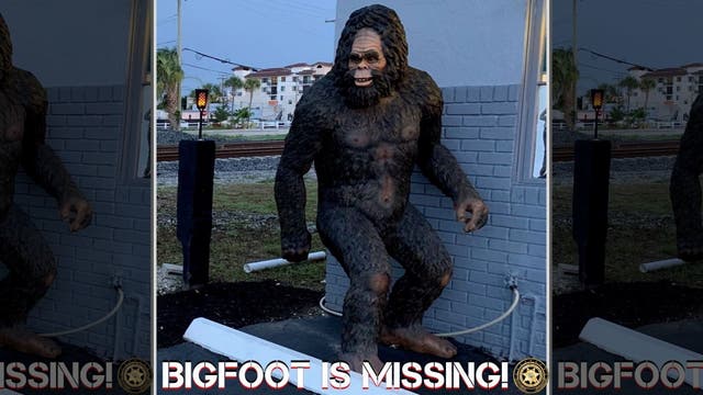 8-foot Bigfoot statue stolen from Florida mattress store, police say
