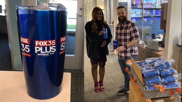 FOX 35 goes green: Replaces disposable cups with tumblers