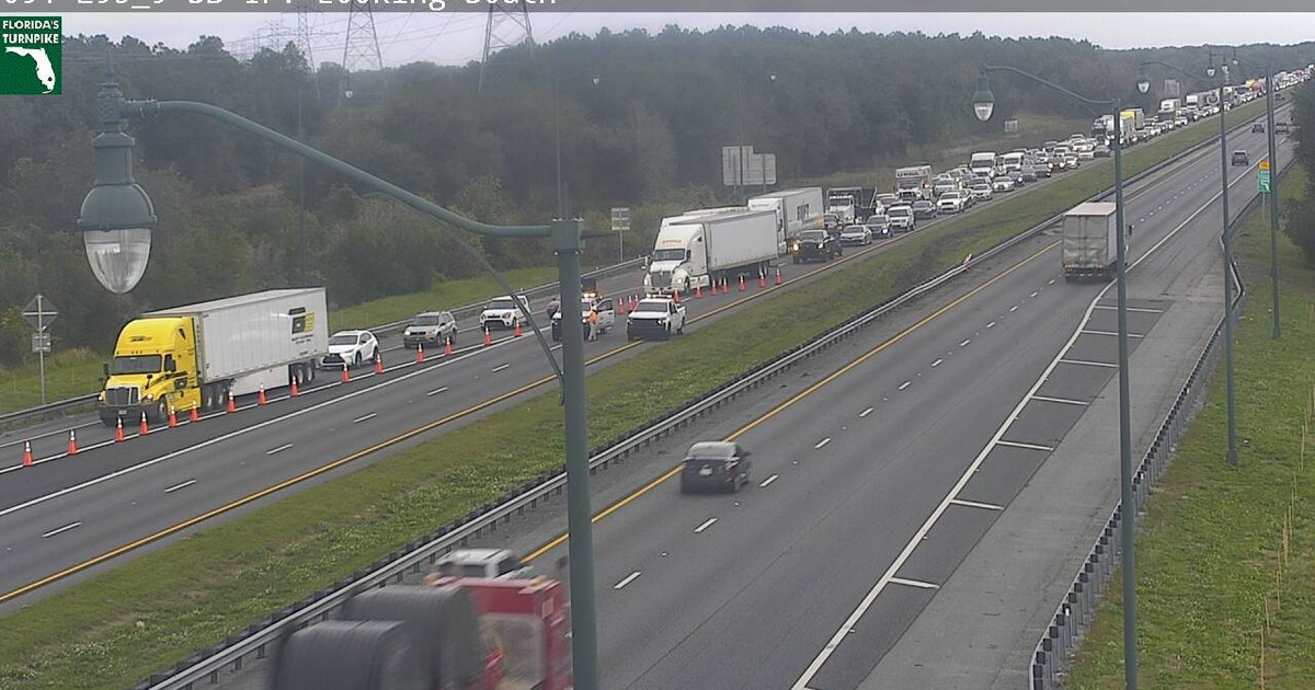 Heavy delays on northbound Florida Turnpike in Lake County after ...