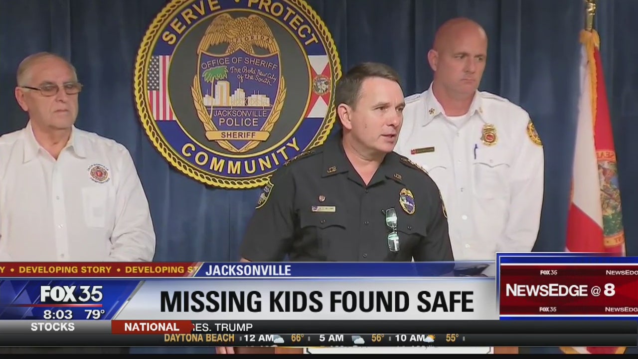 Amber Alert canceled after Jacksonville kids found safe