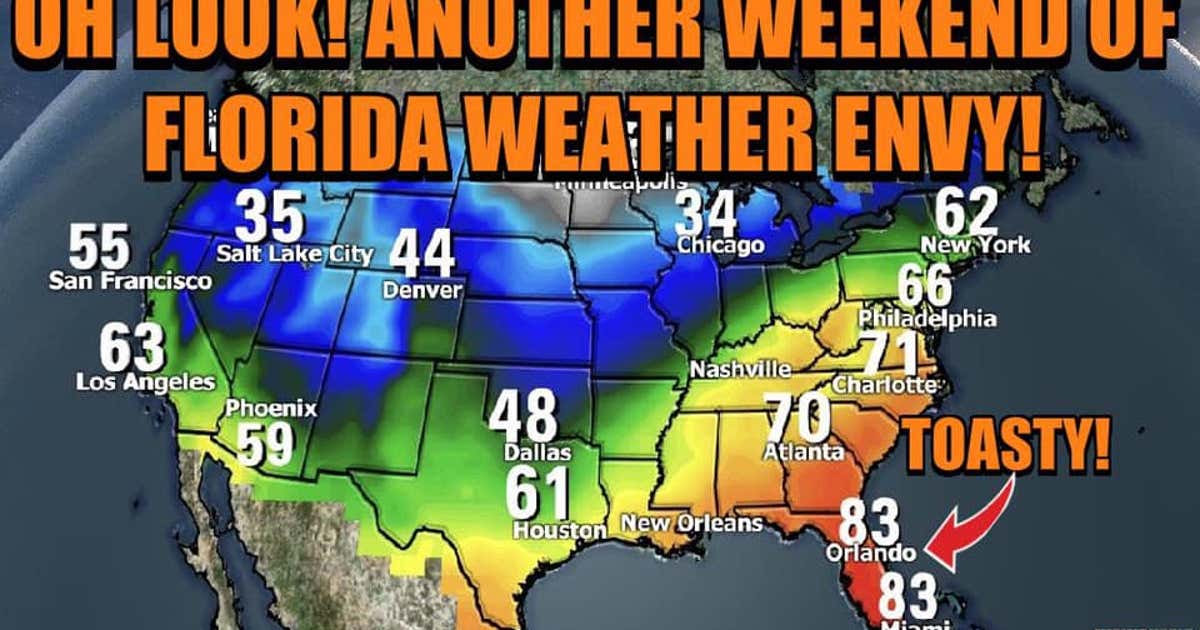 Hot weekend ahead after cold front moves through Central Florida | FOX ...