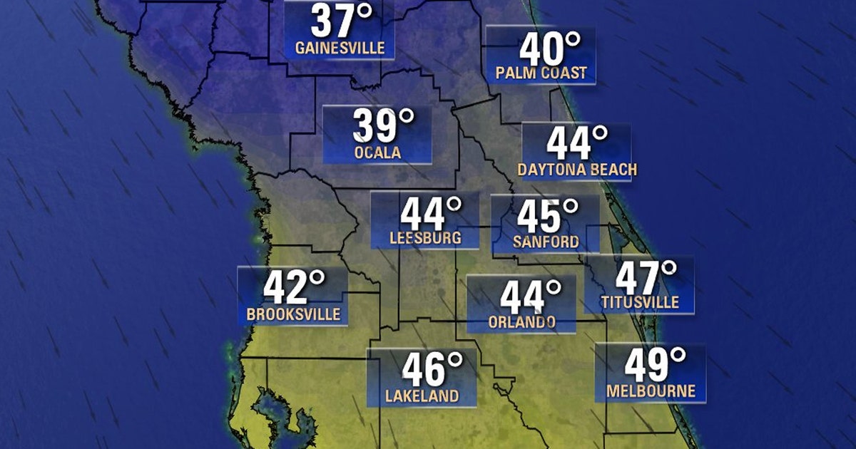 Cold front will drop temperatures this weekend into the 30s, 40s across ...
