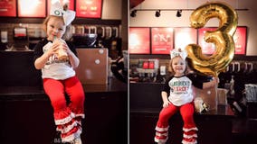 Girl, 3, celebrates birthday with Target, Starbucks-themed bash