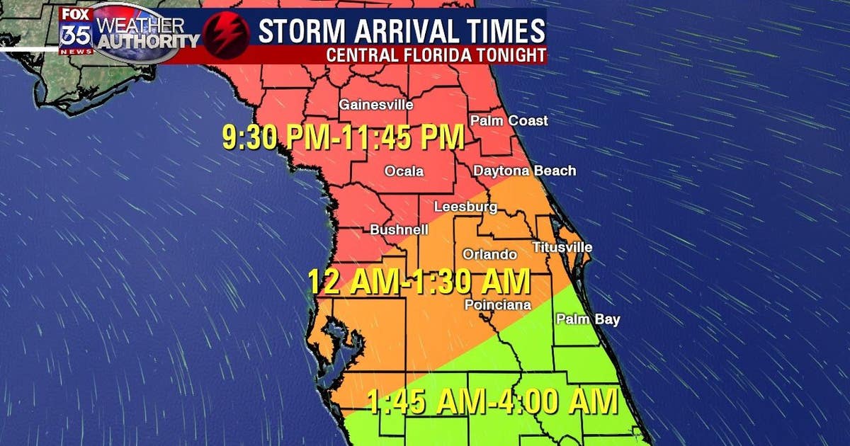 TIMELINE: Severe storms pass through Central Florida | FOX 51 Gainesville