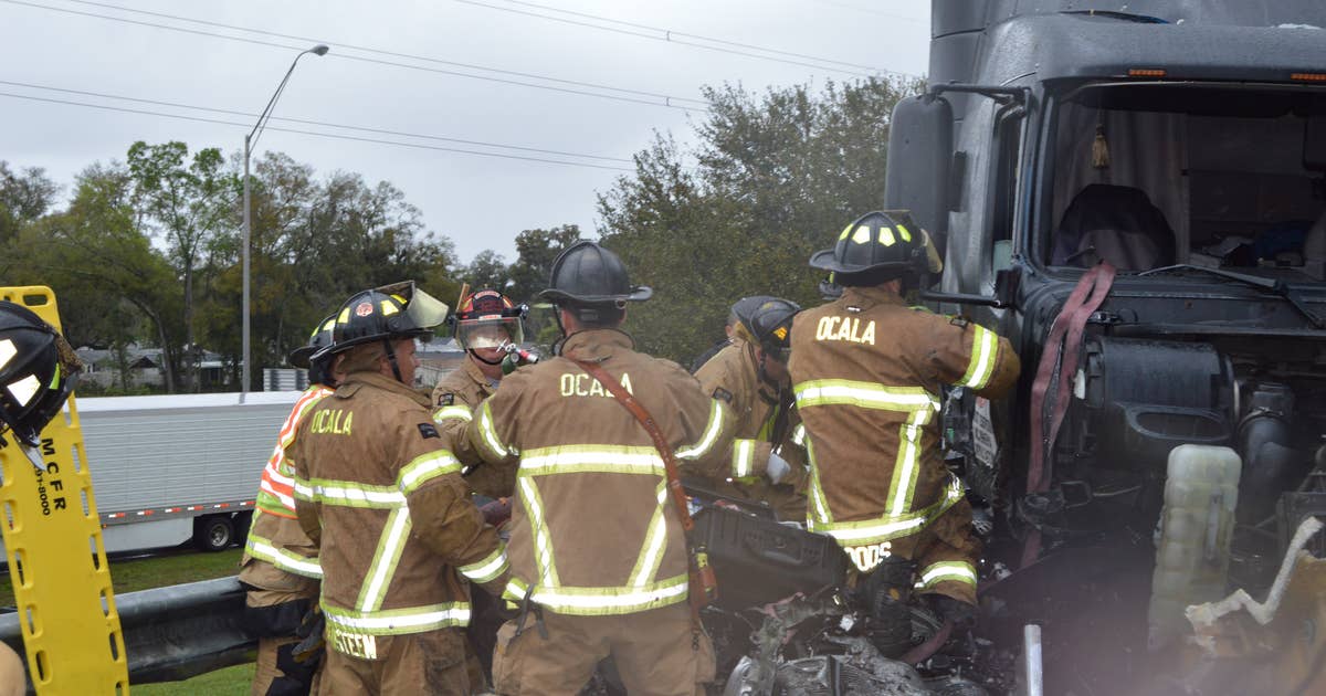 4 taken to hospital after multiple-vehicle crash on I-75 in Ocala | FOX ...