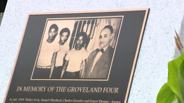 'Groveland Four' memorial unveiled in Lake County