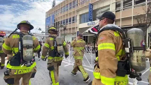 Miami firefighters walk half marathon to raise PTSD awareness