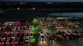 Cars honk, flash lights in unison at Florida hospital to show support for health professionals