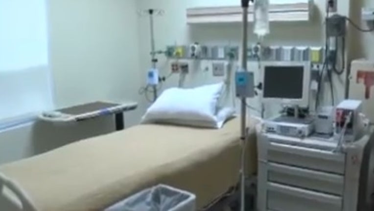 hospital bed