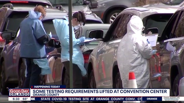 Requirements being loosened at some Central Florida coronavirus testing sites