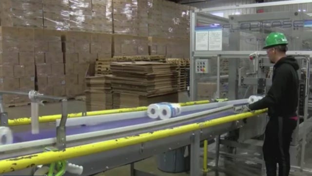 FOX 35 visits toilet paper production facility that is hiring