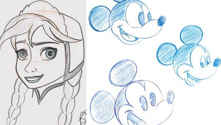 DISNEY drawing at home