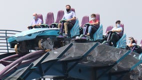 SeaWorld Orlando remains shut down but begins testing rollercoasters with riders wearing masks