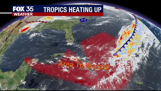 System off Florida coast expected to become better organized, National Hurricane Center says