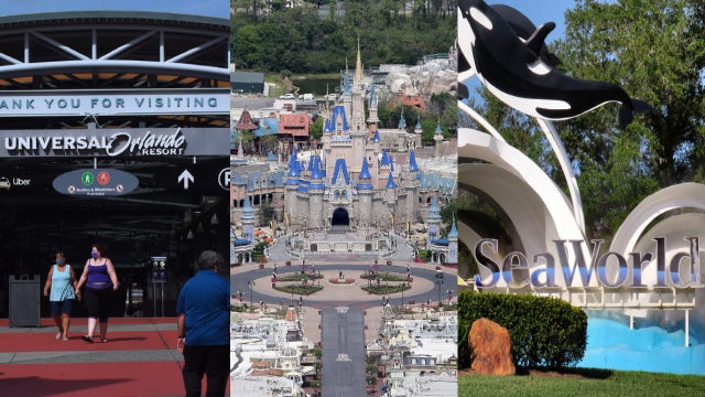 Theme parks preview reopening plans during roundtable with Vice President Pence