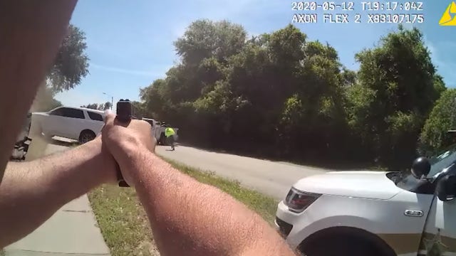 VCSO releases video showing deputies fire 82 rounds at Deltona suspect