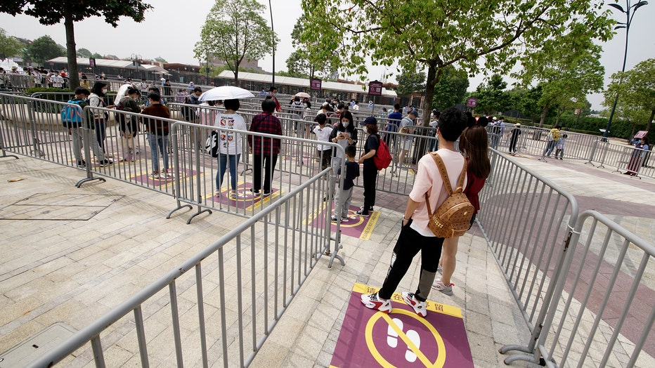 Disney Shanghai Reopens To Limited Visitors As China Recovers From Coronavirus Pandemic