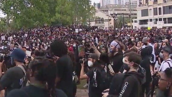 More protests expected as 8 p.m. curfew is lifted in Downtown Orlando