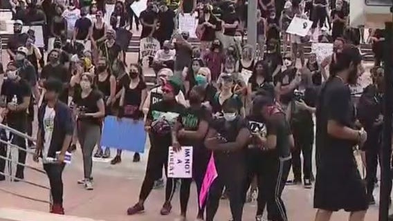 Protests across Central Florida over the weekend remain peaceful