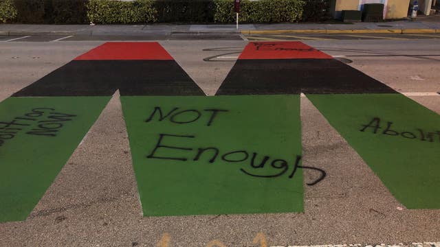 Downtown Orlando 'Black Lives Matter' street mural 'defaced,' police say