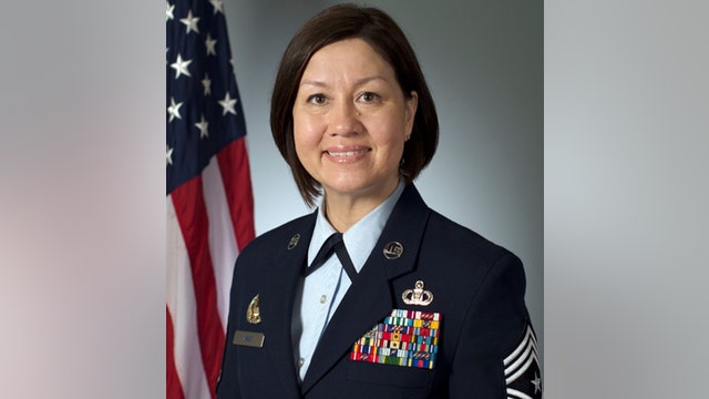 Air Force names first woman as top noncommissioned officer of any US military branch