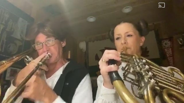 Furloughed Disney musicians perform on social media in costume for 94 days straight