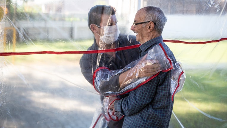 The Tunel do Abraco (Hug Tunnel) at the Geriatric Clinic Tres Figueiras Amidst the Coronavirus (COVID-19) Pandemic