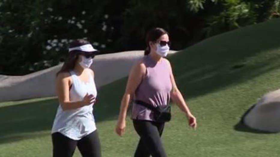 people wearing masks