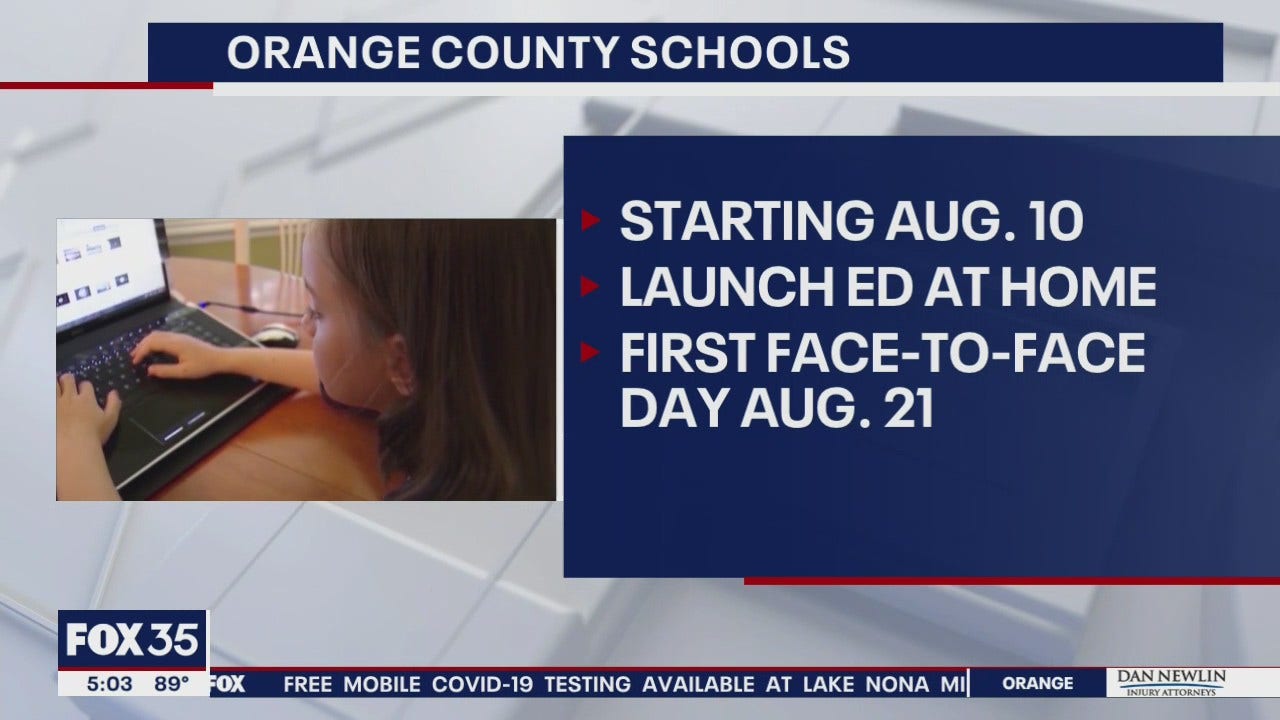 Orange County adjusts start of virtual school year