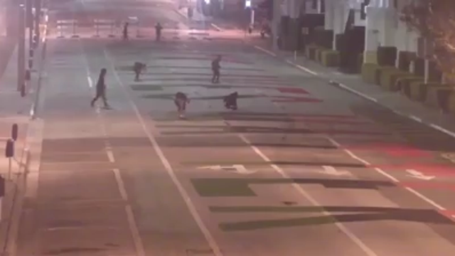 Orlando police release video recorded on night 'Black Lives Matter' mural was defaced