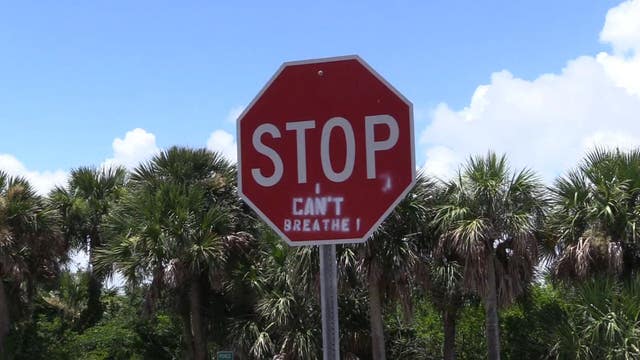 Florida man accused of spray painting “I can’t breathe,” “Racism” on 100 stop signs