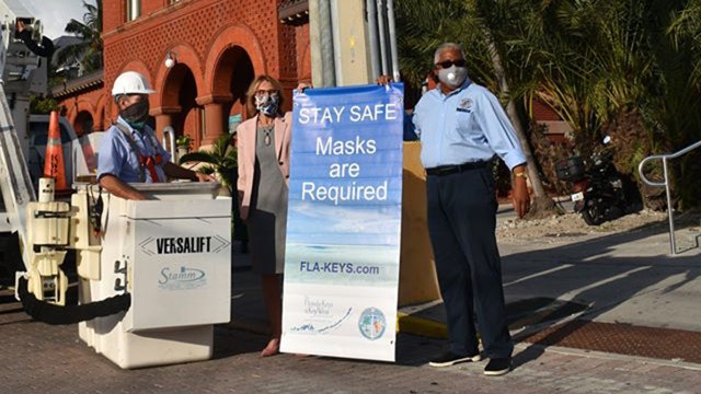 Face coverings required everywhere in Key West, including outside, regardless of social distancing