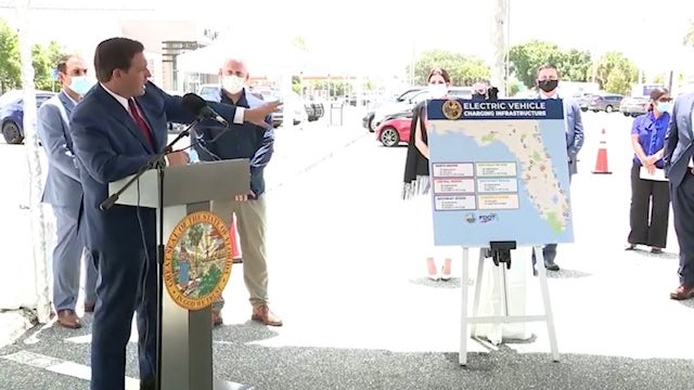 DeSantis: More than 70 Tesla charging stations coming to the Turnpike in Orlando