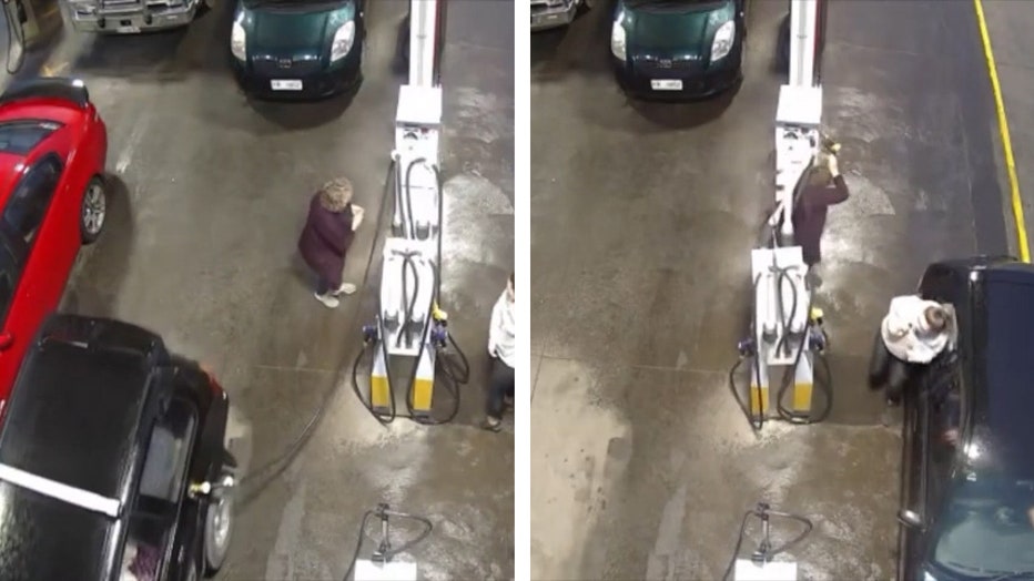 Storyful-239191-Woman_Narrowly_Missed_by_Flying_Petrol_Nozzle_When_Car_Drives_Off_While_Attached_to_Pump