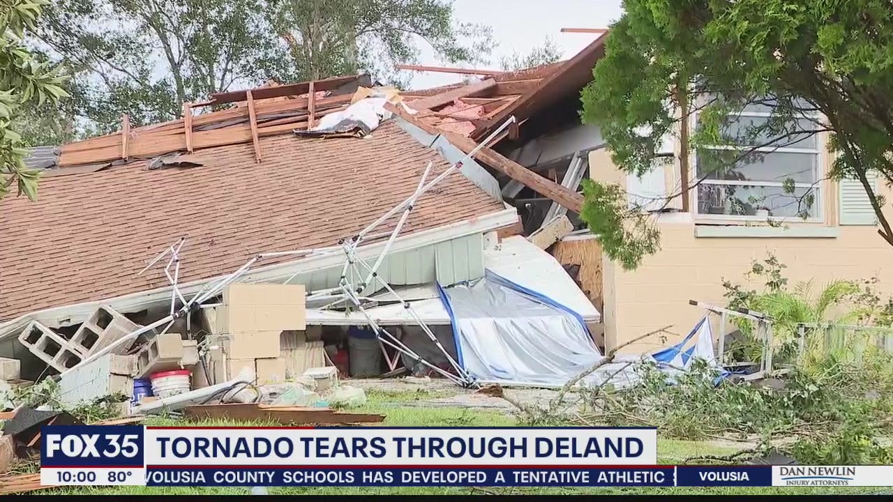 Tornado teats through DeLand