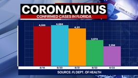 Tracking Coronavirus: Florida health officials report smallest daily increase in cases since late June